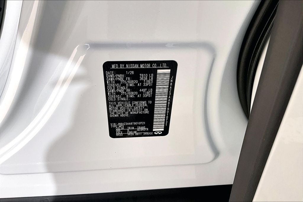 2026 INFINITI QX80 PURE