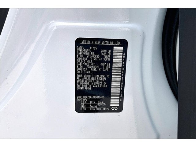 2026 INFINITI QX80 PURE