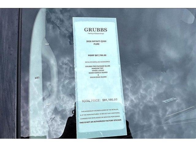 2026 INFINITI QX80 PURE