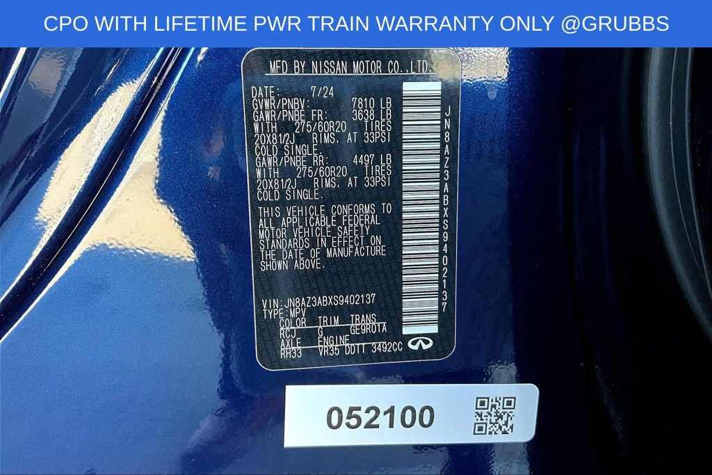 2025 INFINITI QX80 PURE