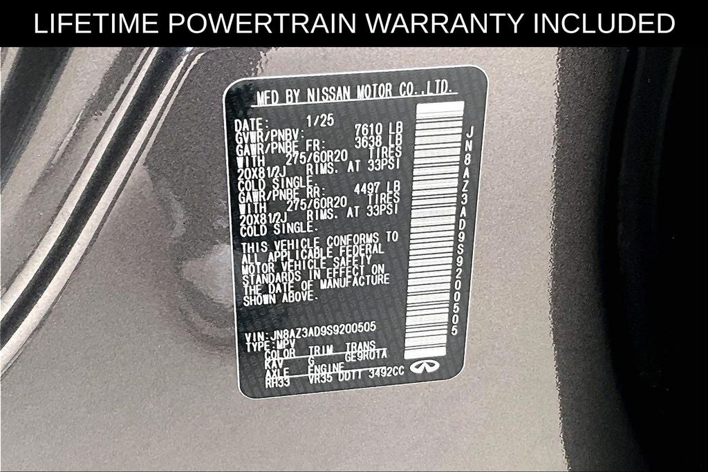 2025 INFINITI QX80 PURE