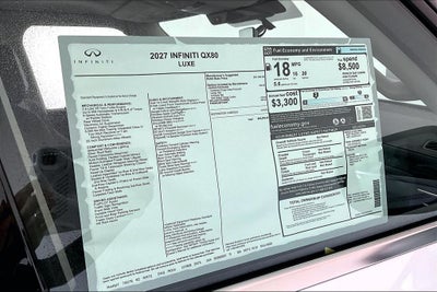 2027 INFINITI QX80 LUXE