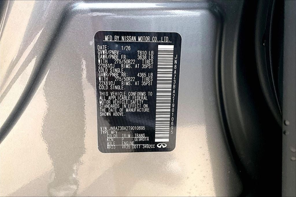 2026 INFINITI QX80 LUXE