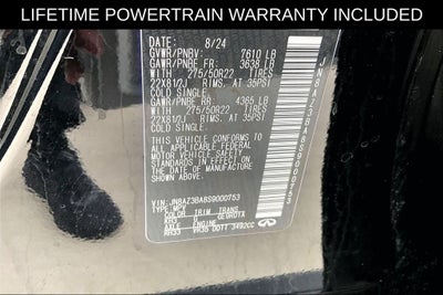 2025 INFINITI QX80 LUXE