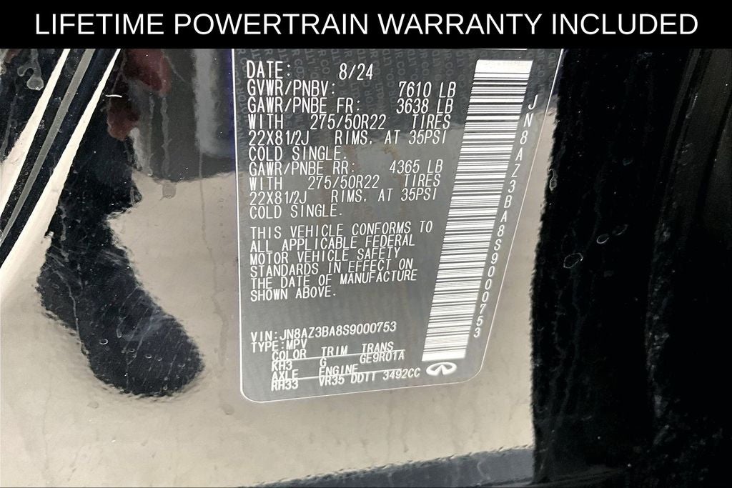 2025 INFINITI QX80 LUXE