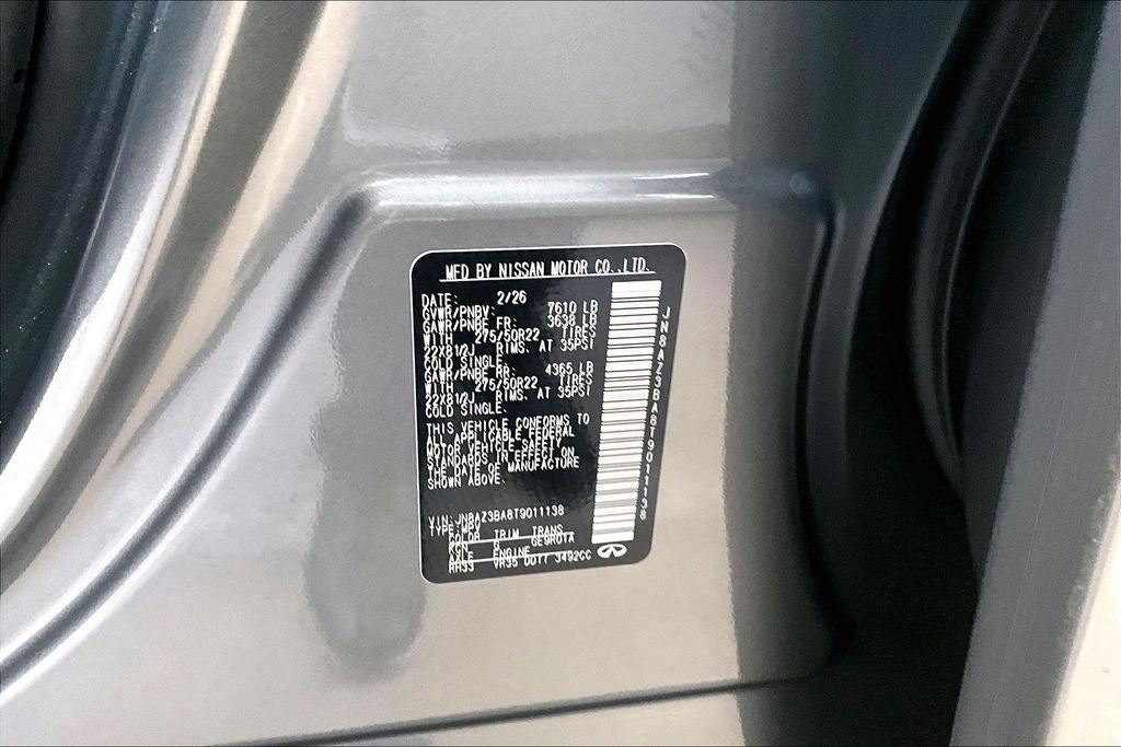 2026 INFINITI QX80 LUXE