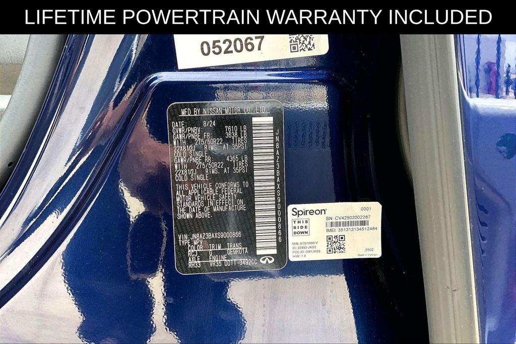 2025 INFINITI QX80 LUXE