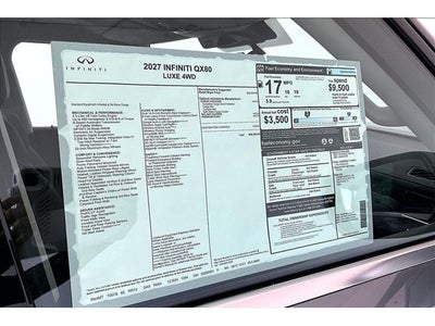 2027 INFINITI QX80 LUXE