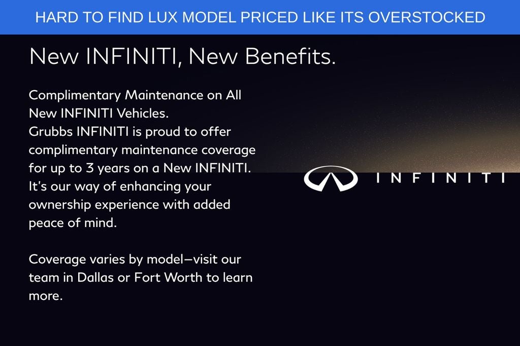 2026 INFINITI QX80 LUXE