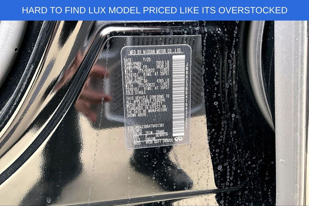 2026 INFINITI QX80 LUXE