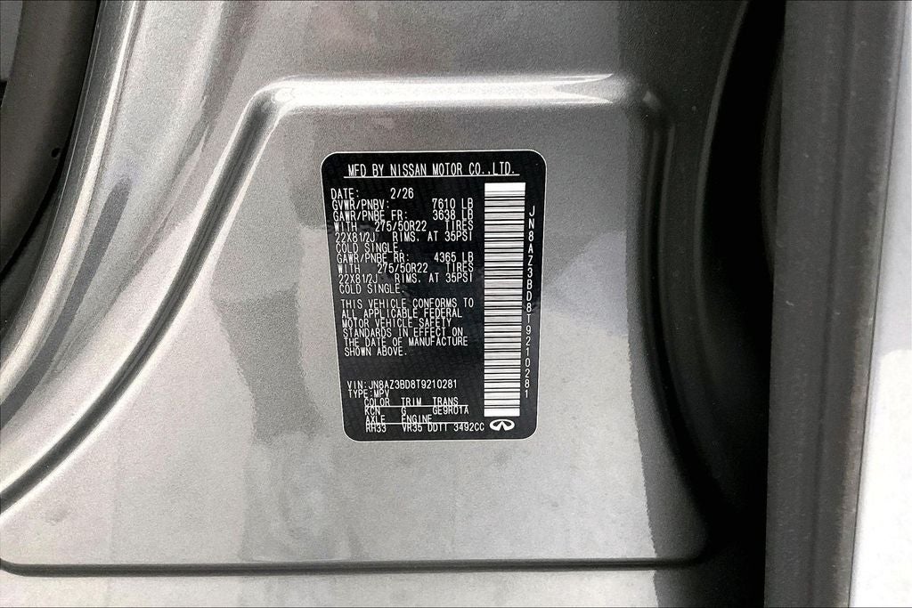 2026 INFINITI QX80 LUXE