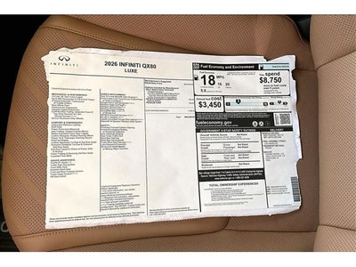2026 INFINITI QX80 LUXE
