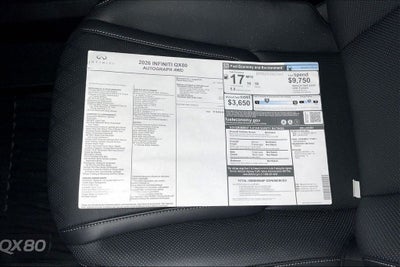 2026 INFINITI QX80 AUTOGRAPH