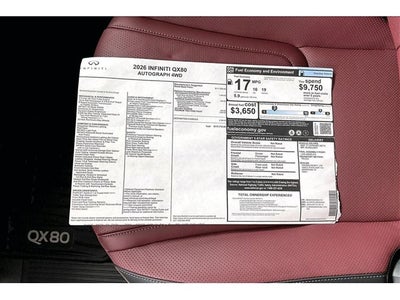 2026 INFINITI QX80 AUTOGRAPH