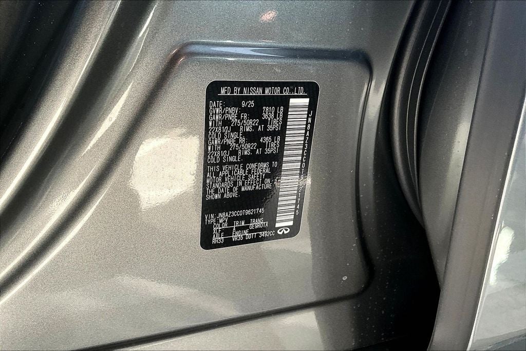 2026 INFINITI QX80 AUTOGRAPH