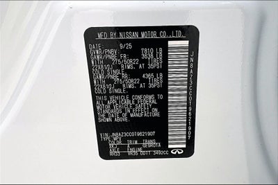 2026 INFINITI QX80 AUTOGRAPH