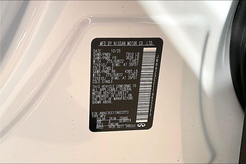 2026 INFINITI QX80 AUTOGRAPH