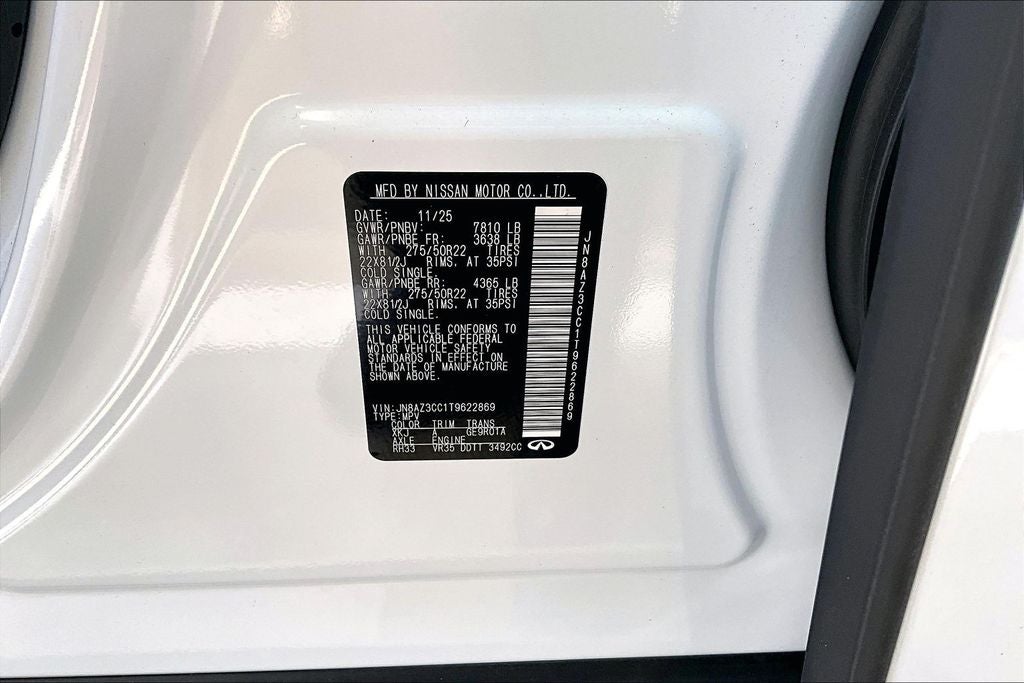 2026 INFINITI QX80 AUTOGRAPH