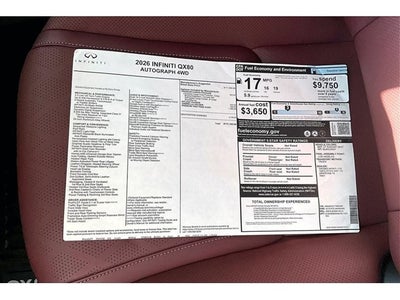 2026 INFINITI QX80 AUTOGRAPH