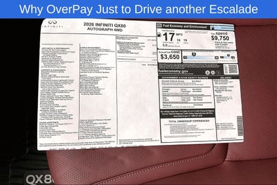 2026 INFINITI QX80 AUTOGRAPH