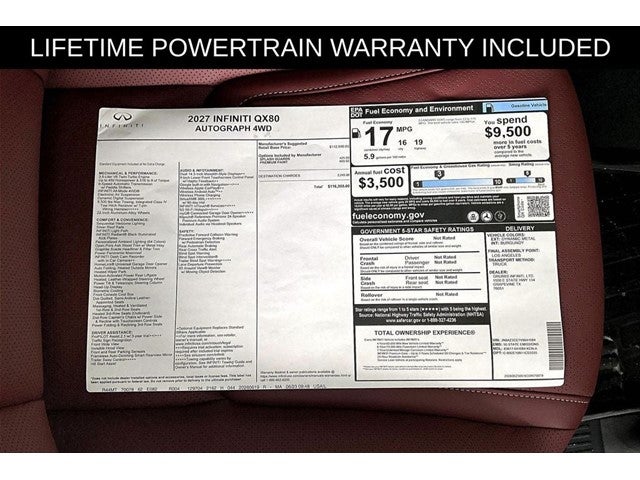 2027 INFINITI QX80 AUTOGRAPH