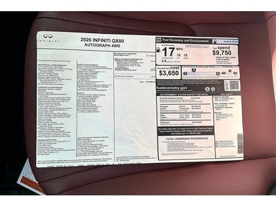 2026 INFINITI QX80 AUTOGRAPH