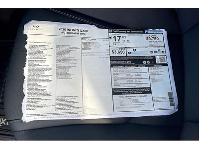 2026 INFINITI QX80 AUTOGRAPH