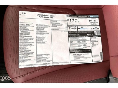 2026 INFINITI QX80 AUTOGRAPH