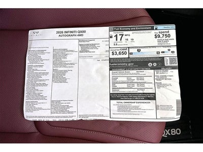2026 INFINITI QX80 AUTOGRAPH