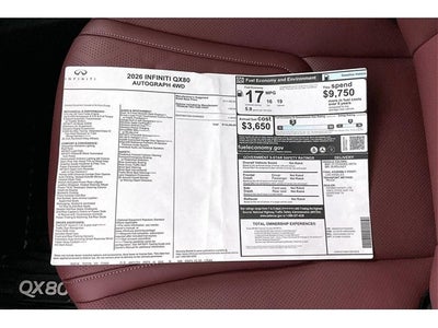 2026 INFINITI QX80 AUTOGRAPH