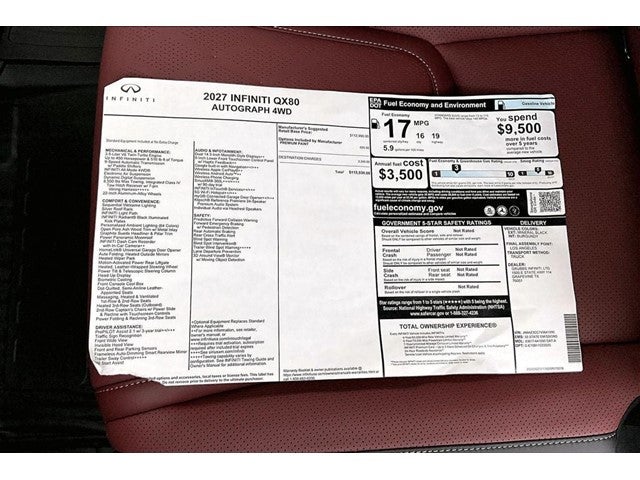 2027 INFINITI QX80 AUTOGRAPH