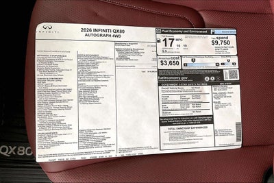 2026 INFINITI QX80 AUTOGRAPH