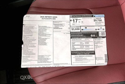 2026 INFINITI QX80 AUTOGRAPH