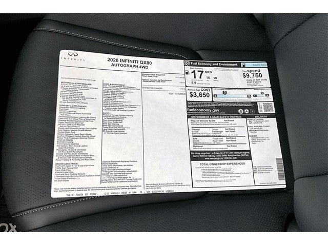 2026 INFINITI QX80 AUTOGRAPH
