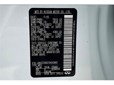 2026 INFINITI QX80 SPORT