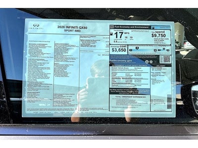 2026 INFINITI QX80 SPORT
