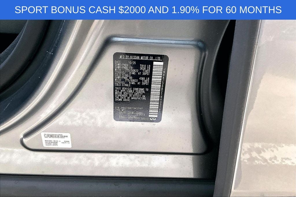 2026 INFINITI QX80 SPORT