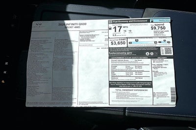 2026 INFINITI QX80 SPORT