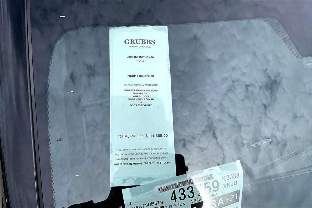 2026 INFINITI QX80 SPORT