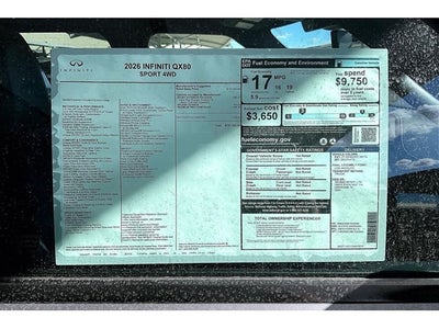 2026 INFINITI QX80 SPORT