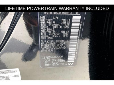 2025 INFINITI QX80 SENSORY