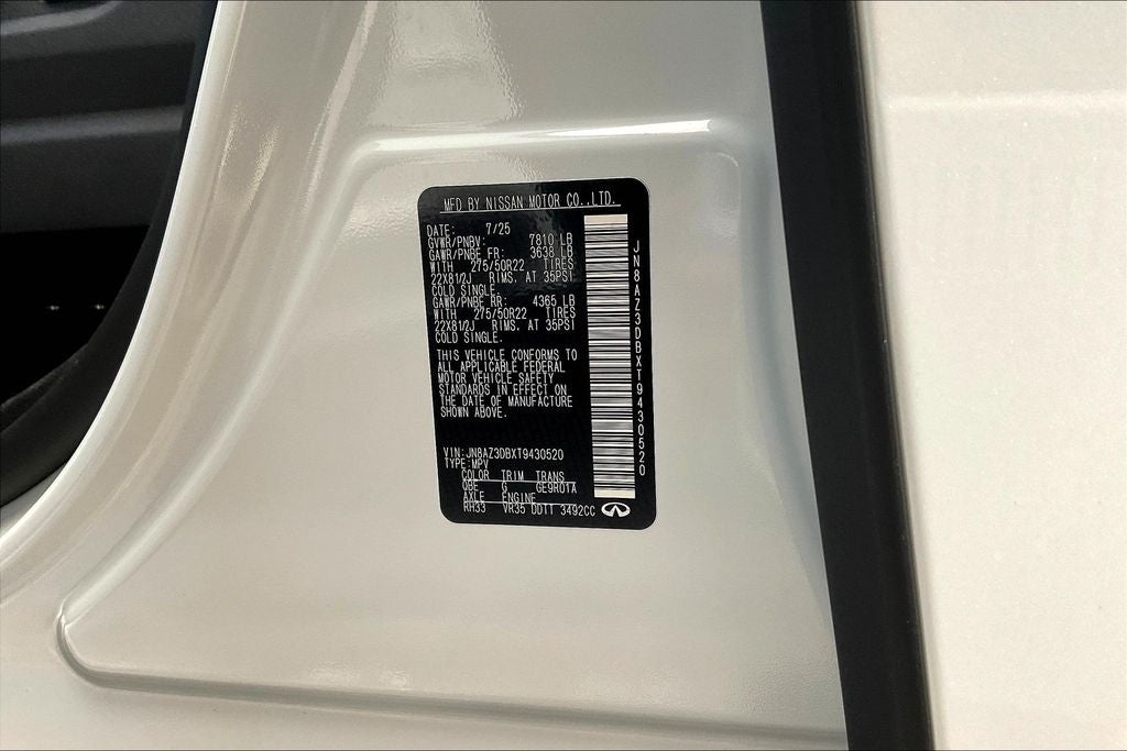 2026 INFINITI QX80 SPORT