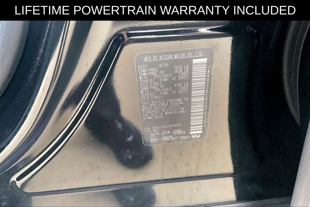 2025 INFINITI QX80 SENSORY