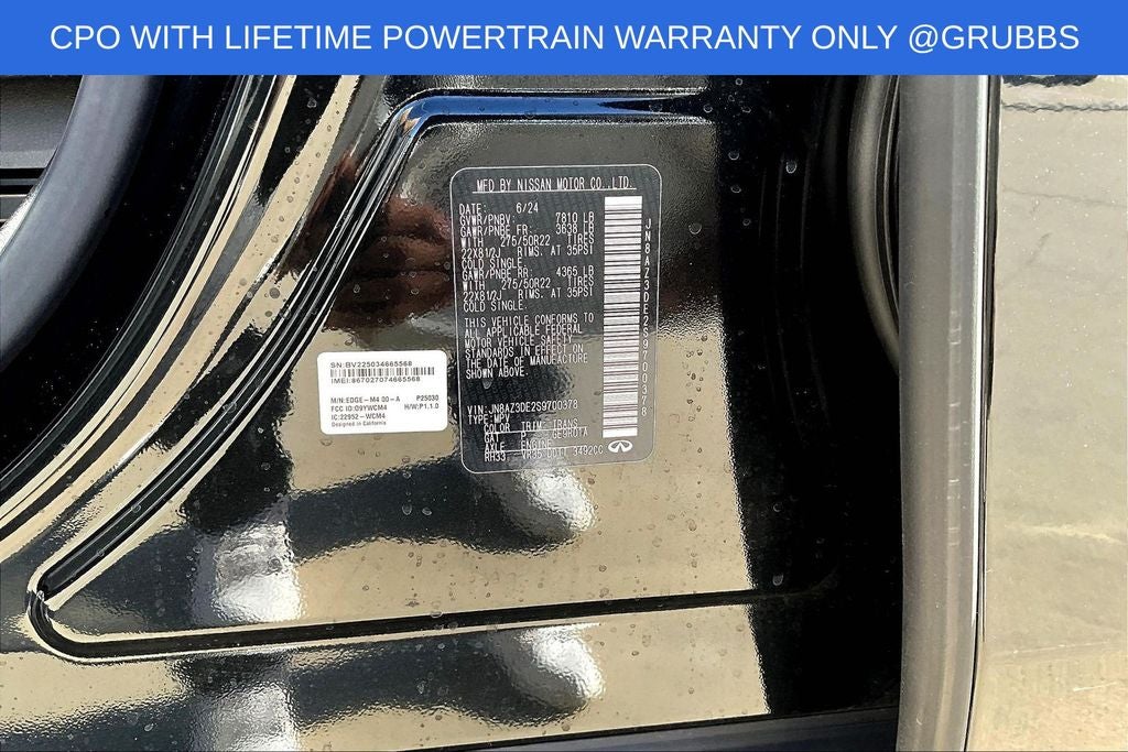 2025 INFINITI QX80 SENSORY