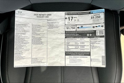 2025 INFINITI QX80 SENSORY