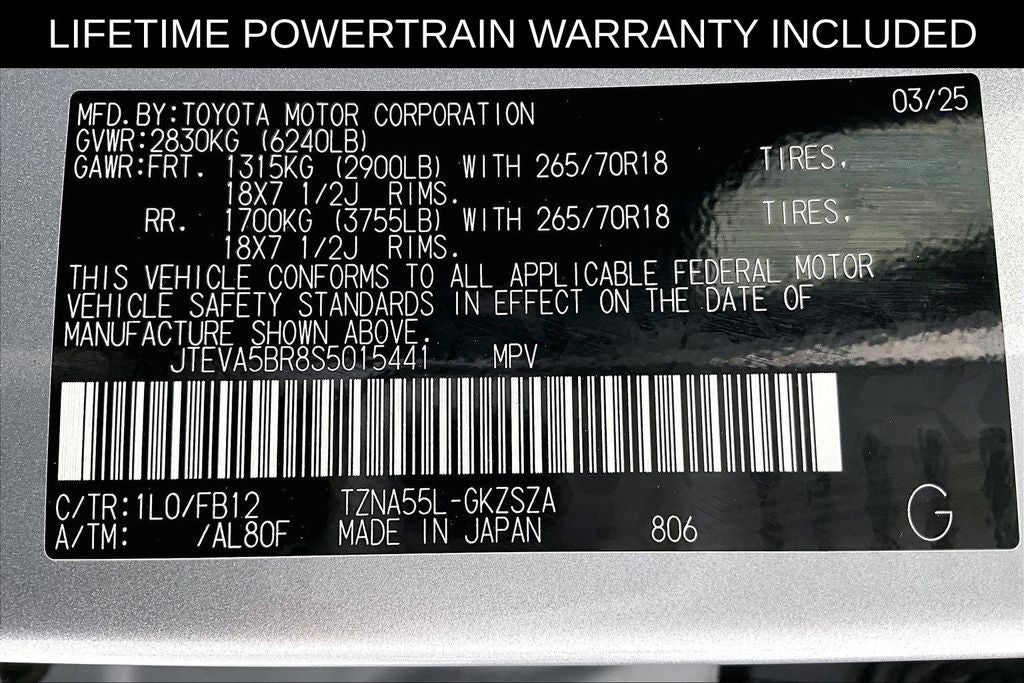 2025 Toyota 4Runner TRD Off-Road