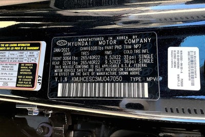 2021 Genesis GV80 3.5T PRESTIGE