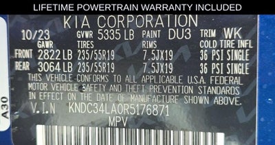 2024 Kia EV6 Wind