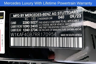 2024 Mercedes-Benz C-Class C 300