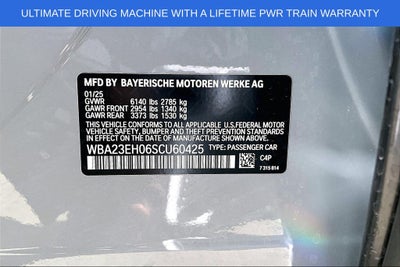 2025 BMW 7 Series 740i